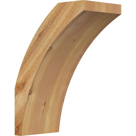 Ekena Millwork 6"W x 10"D x 14"H Thorton Rough Sawn Knee Brace, Western Red Cedar BRC06X10X14THR00RWR